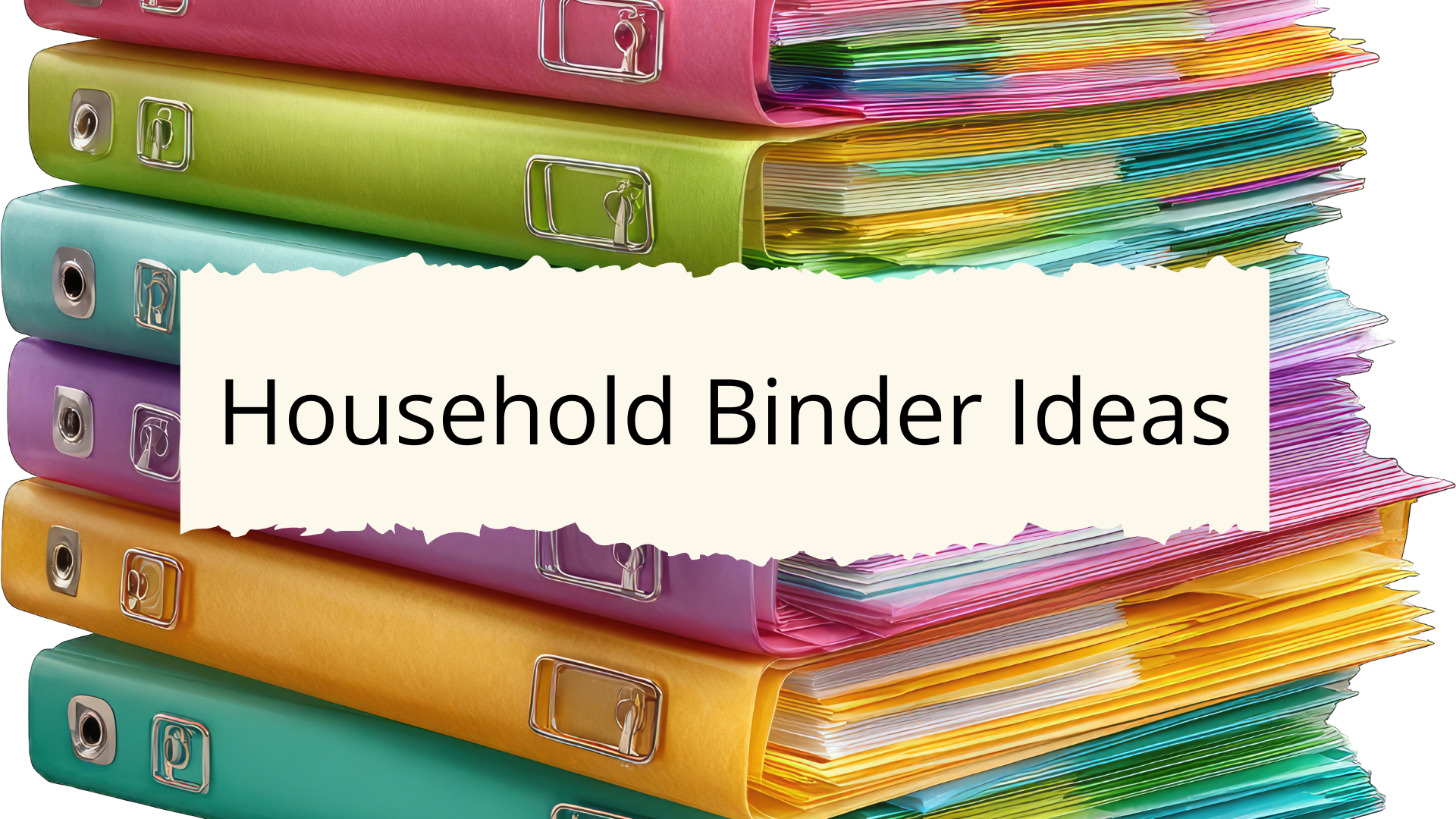 Household Binder Ideas