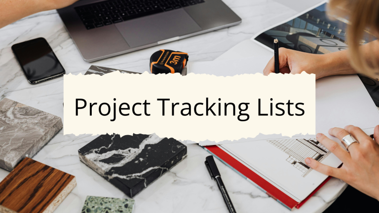 Project Tracking Lists