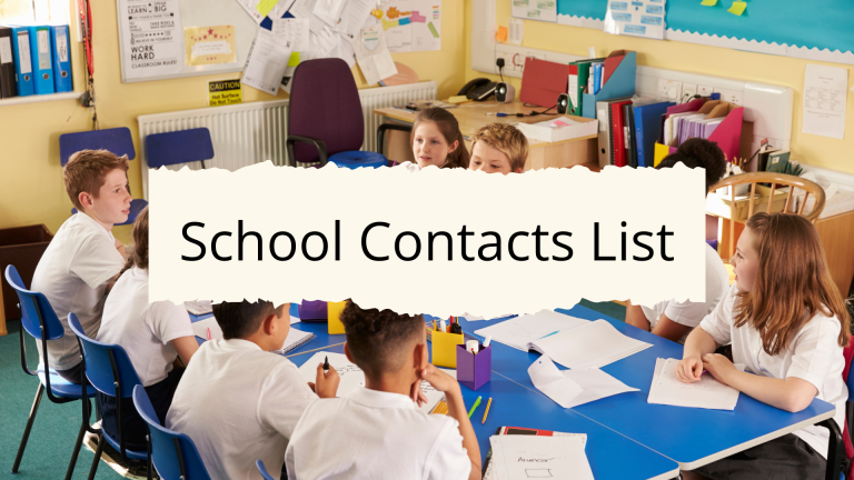 School Information & Contacts List