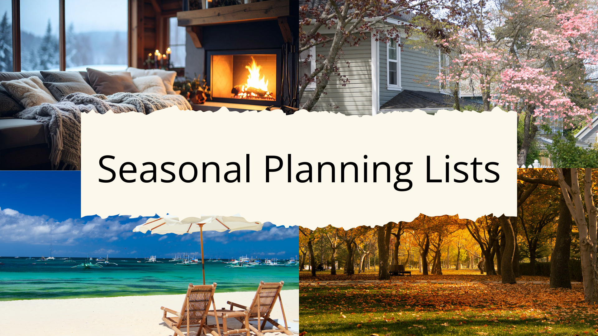Seasonal Planning Lists