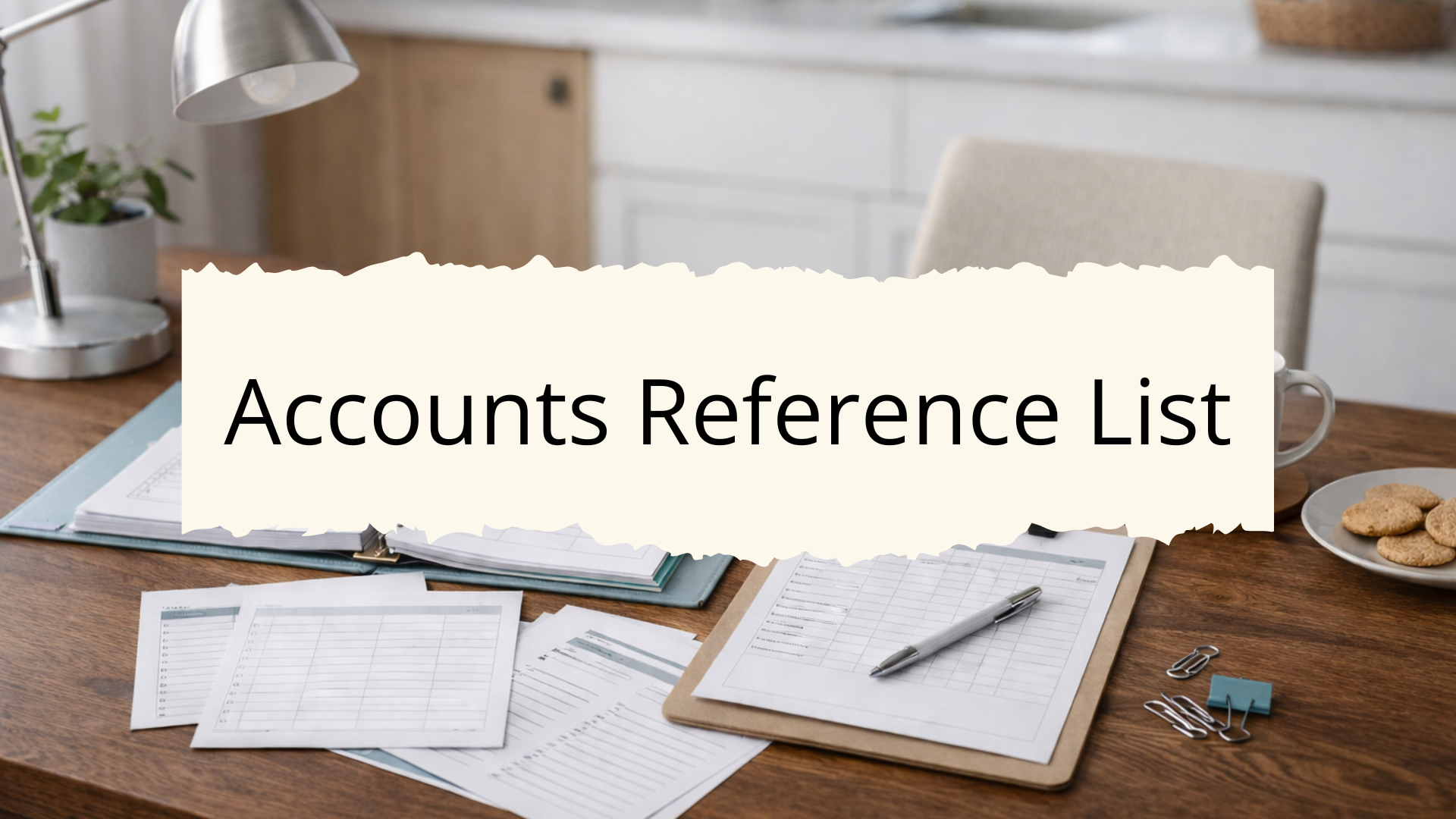 Household Online Accounts List