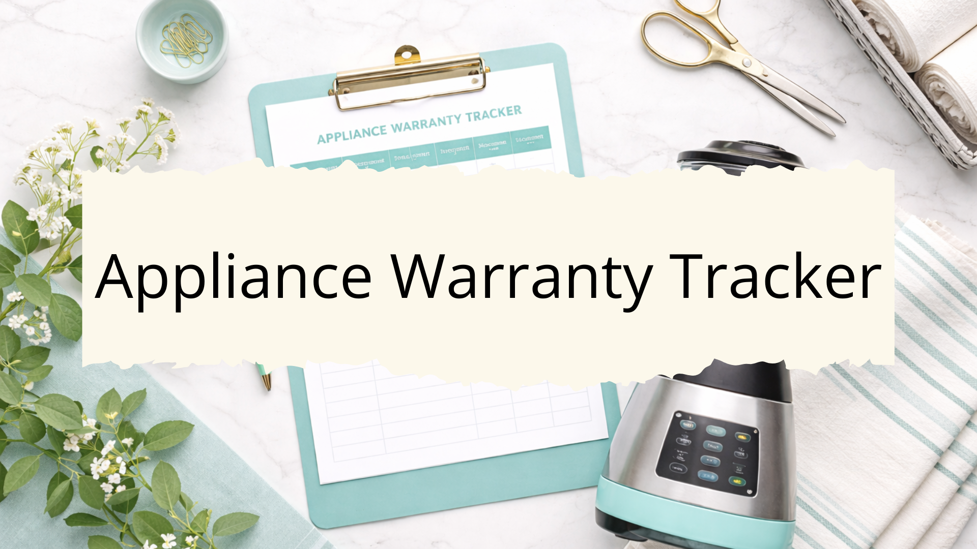 Appliance Warranty Tracker