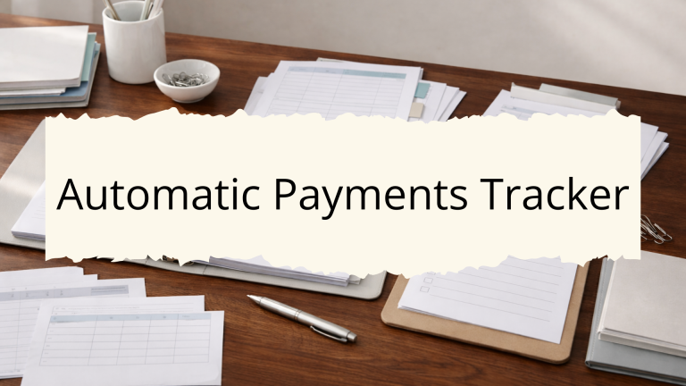 automatic payments tracker