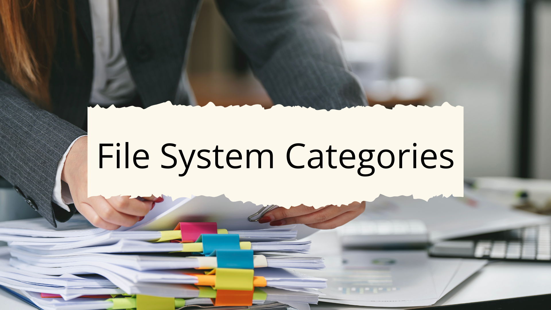 Home Filing System Categories