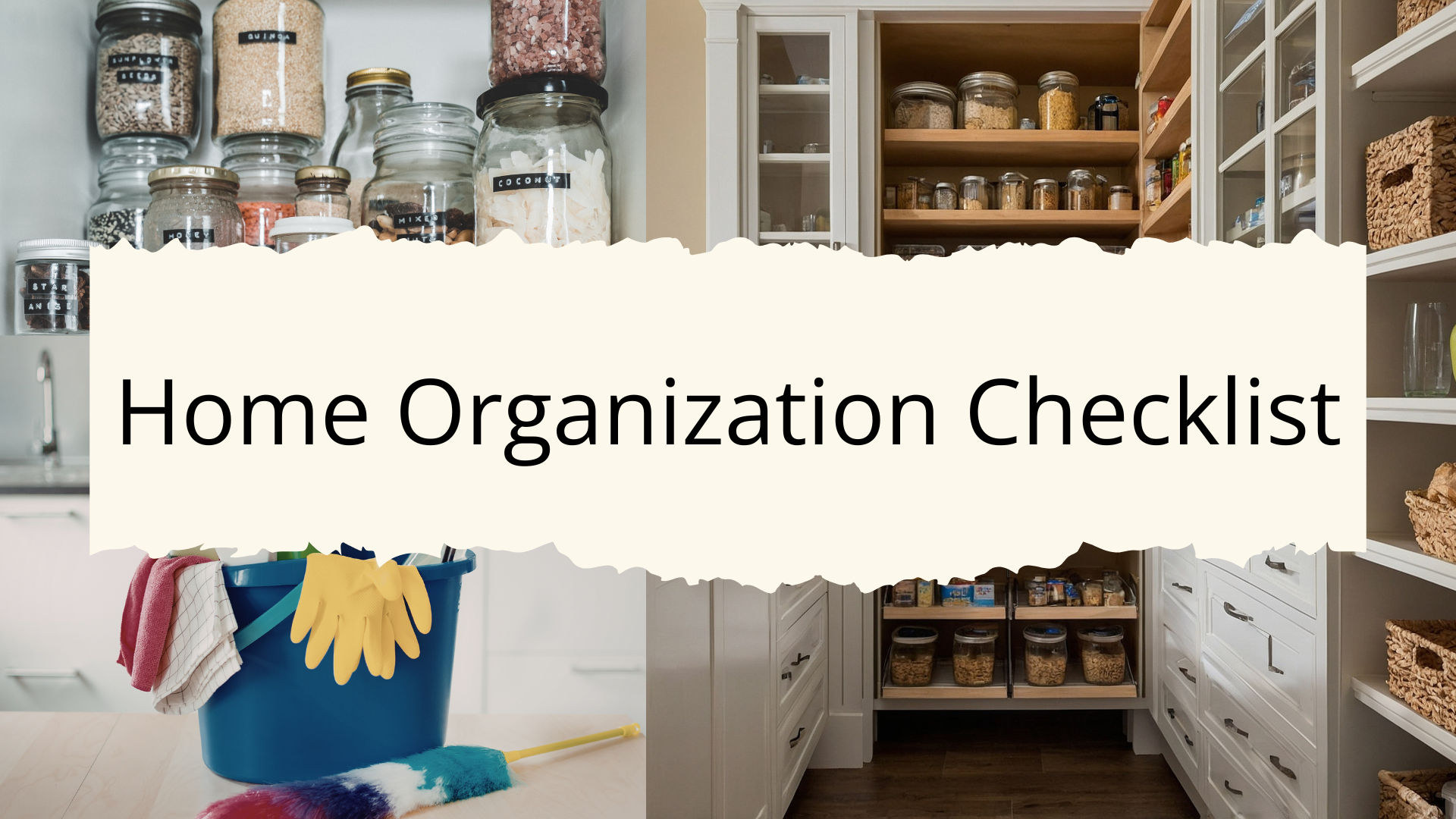 home organization checklist
