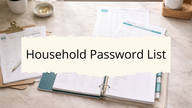 household password list