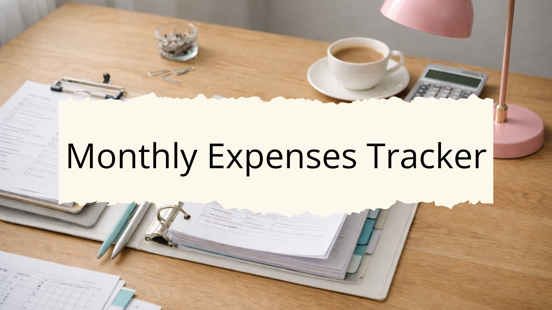 monthly expenses tracker