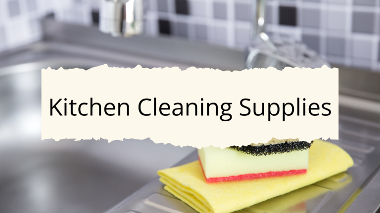 Kitchen Cleaning Supplies List