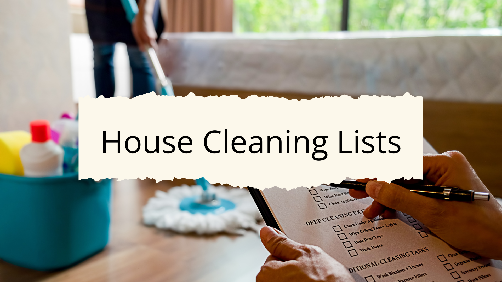 House Cleaning Checklists