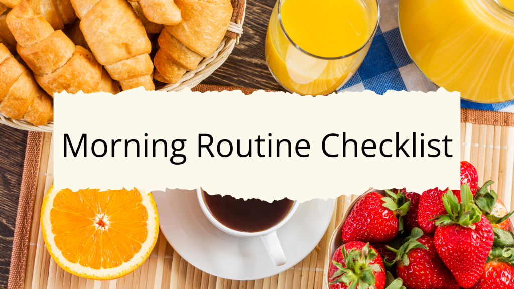 Back To School Morning Routine