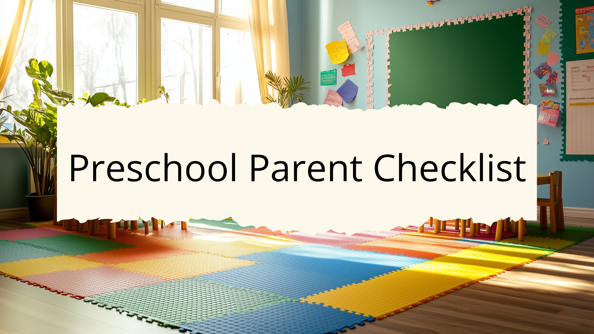 Preschool Checklist for Parents