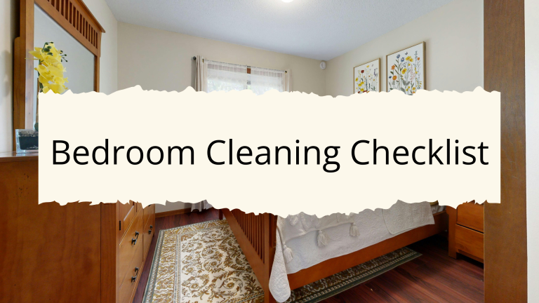 Bedroom Cleaning Checklist