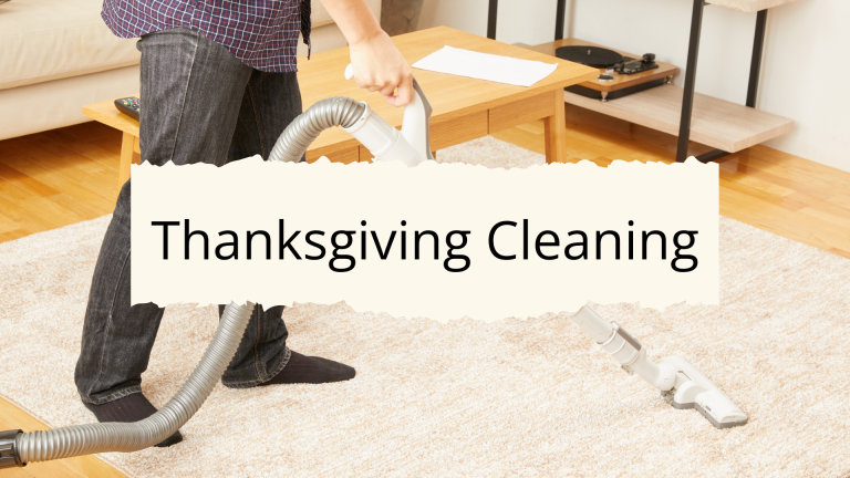 Thanksgiving Cleaning Checklist