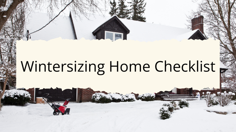 Wintersizing Home Checklist